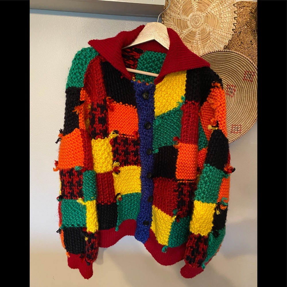 Harry Styles homemade cardigan